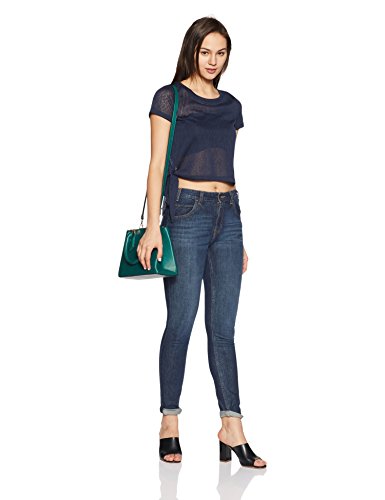 Image of ONLY Women's Solid Regular Fit T-Shirt