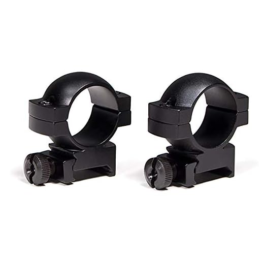 Vortex Optics Hunter 1-inch Riflescope Rings - Medium Height (0.87 in), Black