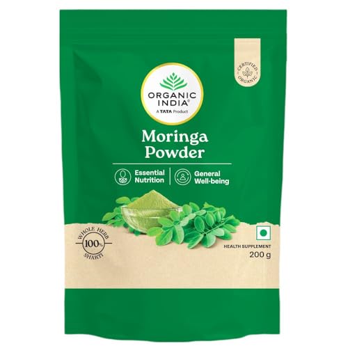 Organic India Moringa Powder, Health Supplement, 200g