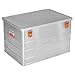 Produktbild ALUBOX B184 - Aluminium Transportbox 184 Liter Alukiste mit Gummidichtung - Inhalt vor Staub und Spritzwasser geschützt, abschließbar