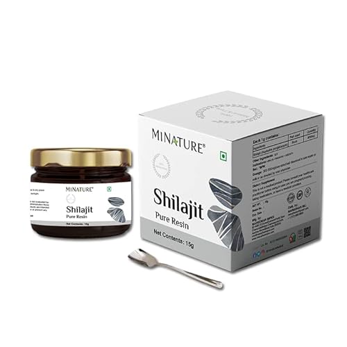 Pure Shilajit Resin | Naturally Sourced Shilajit | 15 G (0.51 Fl Oz) | Contains Spoon | Over 80 Minerals, Amino Acids | Natural Source Of Fulvic Acid #TOP1