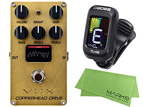 【BOSS チューナー TU-02セット】VOX ヴォックス - VALVENERGY 真空管アンプ ペダルエフェクター COPPERHEAD DRIVE (VE-CD)