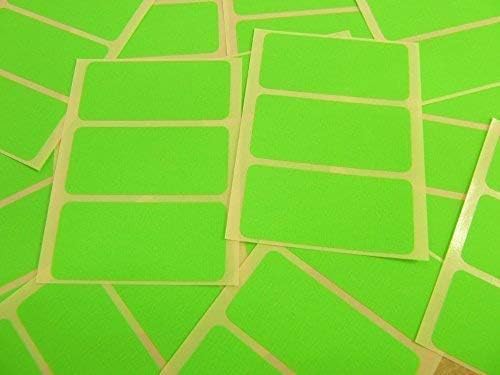 65x30mm Rectangular Colour Code Stickers - Packs of 45 Coloured Rectangle Sticky Labels - 30 Colours Available (Black)