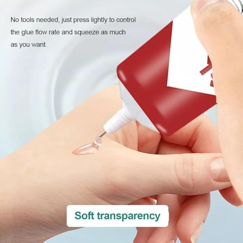 Image of Shoe Repair Glue, 60ml Waterproof & Quick-Drying Footwear Adhesive, Instant Strong & Flexible Fabric Glue for Sole Repair, Sneakers, Boots, All Types of Shoes - Pack of 1