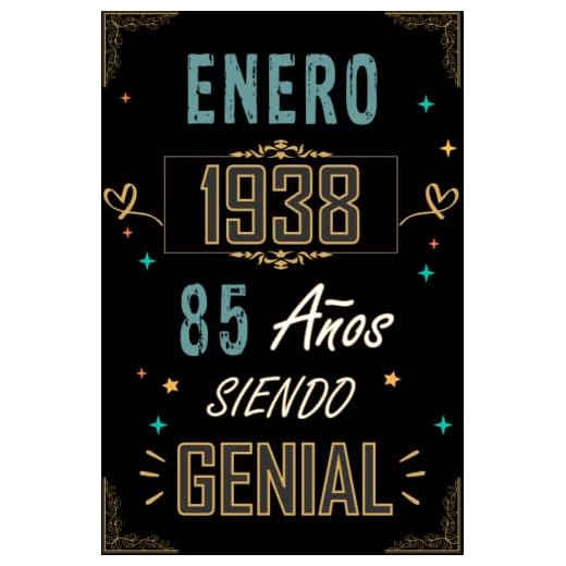 CUADERNO, ENERO 1938 85 AÑOS SIENDO GENIAL: Regalo de 85 cumpleaños para mujeres y hombres, ideas de 85 cumpleaños... un cumpleaños... divertido, ... regalo de 85 cumpleaños para él/ella.