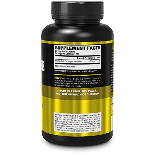 Thermogenic-Weight-Loss-Supplements-Burn-XT-Fat-Burner-Yohimbine-Acetyl-L-Carnitine-Capsimax-Cayenne-Pepper-Extract