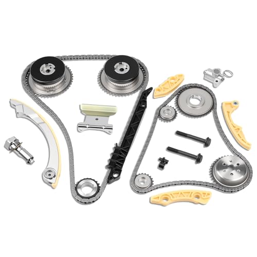 Autoexact 2.2L 2.4L Engine Timing Chain Kit Fit For 2009-2017 Chevrolet Equinox Malibu Captiva Impala HHR Cobalt For Buick Regal LaCrosse Verano For GMC Terrain For Pontiac G5 9-4201S