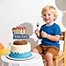 BOBYIYI Reach Four the Sky Cake Topper Toy Inspired Story 4th Birthday Decor Cartoon Story Party Supplies for Boy Girl