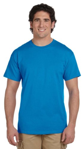 Image of Gildan Men's Ultra Cotton Tee, Sapphire, X-Large