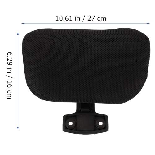 Support de nuque ergonomique noir contre la fatigue au bureau