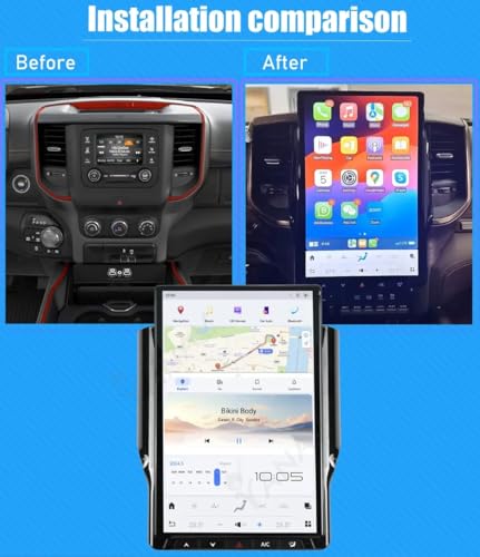 Radio para camioneta Ram 1500/2500/3500 14.4" Android 13 miniatura 3