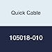 Quick Cable 105018-010 Max Copper Lugs Straight UNPLATED, 8mm? Gauge, 3/8" Stud Hole, 100% Copper Tube Construction, 0.445" Width, 1.2" Length (Pack of 10)