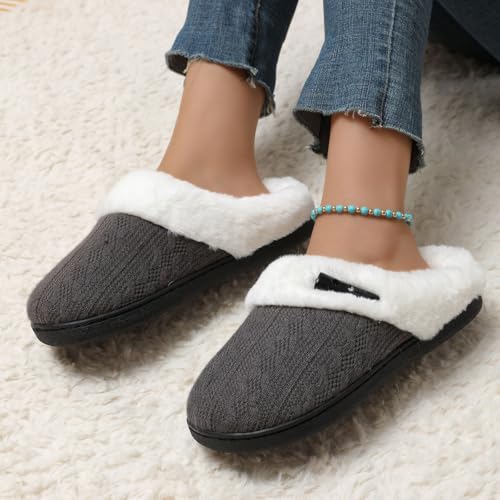 Image of DRUNKEN Slippers For Women Winter Sandals Casual Flats Home Footwear Man Girls Sliders Flip Flops Chappals Ladies Clogs Sleeper Slides Stylish Ortho Soft