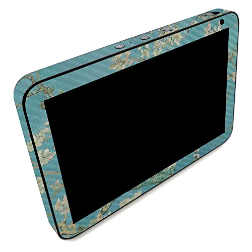 Image of MightySkins Carbon Fiber Skin Compatible with Amazon Echo Show 8 (Gen 2) - Almond Blossom | Protective, Durable Textured Carbon Fiber Finish | Easy to Apply | Made in The USA