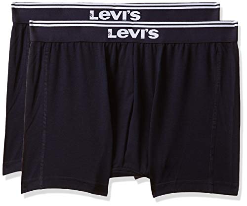 Image of Levi's 018 Classic Trunk for Men | Cotton Stretch Fabric | Men's Trunk Underwear | Anti-Roll Waistband | Supportive Gusset | No Ride-Up Mid Length Fit | Tagless & Zero Irritation Comfort | Pack of 2