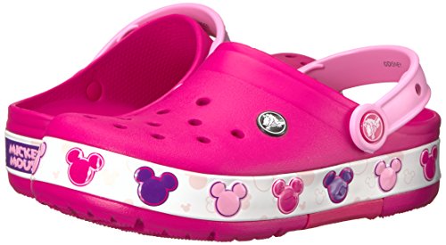 Sandália Crocs Lights Mickey Kids, Criança Unissex, Candy Rosa, 34