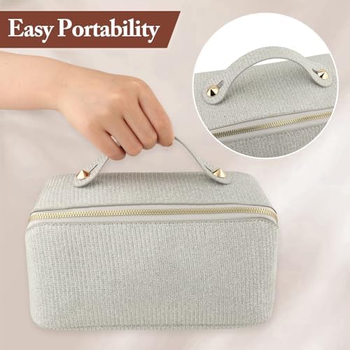 Amazon.co.jp: QLoztyse 化粧ポーチ 大きめ - 大容量 メイクポーチ