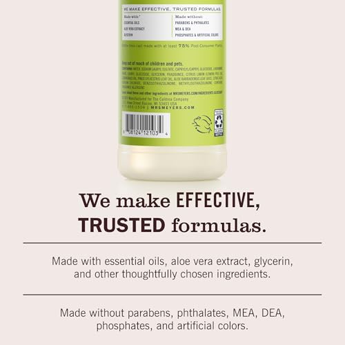 Image of MRS. MEYER'S CLEAN DAY Liquid Dish Soap, Lemon Verbena, 16 fl. Oz