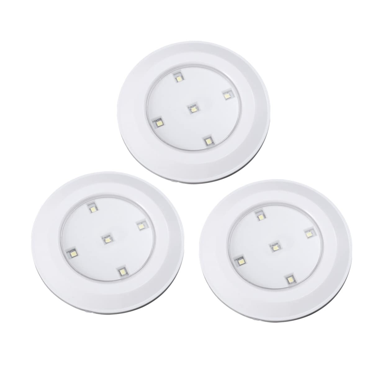 Pack de 3 Luces de Noche LED Inalámbricas de ABS para Armario 8