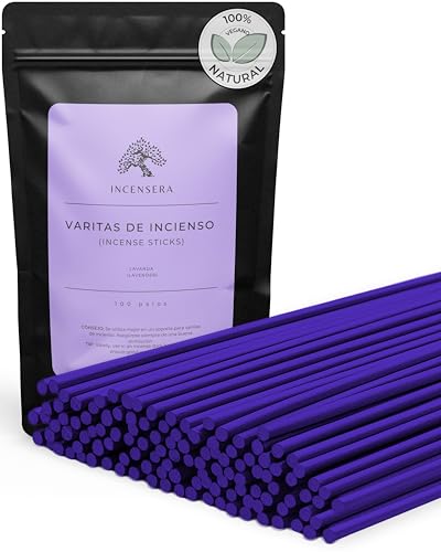 Incensera, Incienso Lavanda – Incienso Natural Sin Toxicos 100...