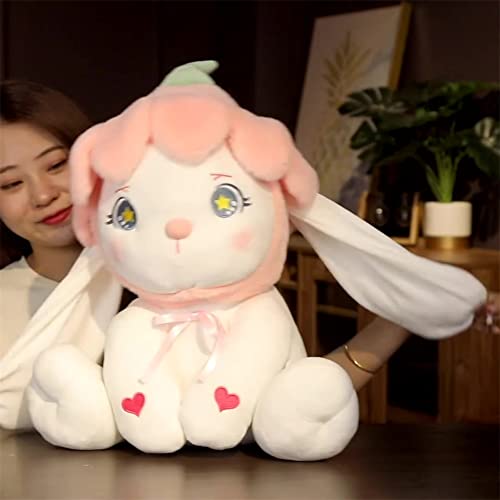 Rabbit Plush Toys Stuffed Animal Adorable Plush Rabbit Toy Flower Bunny Plush Pillow For Kids, Stuffed Cute Doll Toy Kids Gifts For Birthday,Room Decoration，Valentine's Day Gift #TOP5