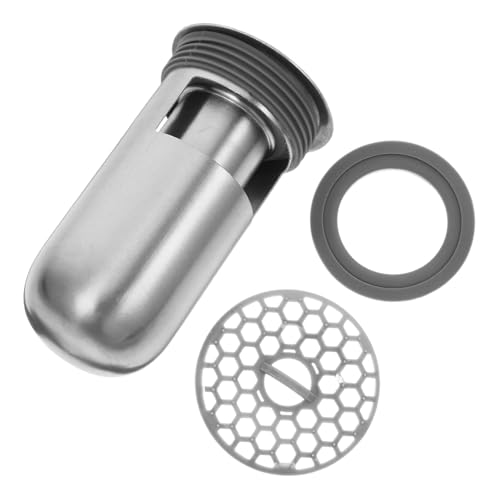 PENIKOKO Filtro Desagüe Suelo Inoxidable con Diseño Moderno y Rápida Evacuación para Ducha y Bañera con Rejilla Antipelusas y Protección Antiolor para Baño