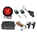 Shkalacar NEW Car Alarm System with 2 Door Remote Central Locking Kit Shock Sensor Immobiliser, Security Antitheft Alarm Systems with Keyless Entry