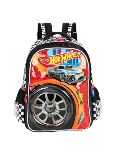 MOCHILA PRETA HOTWHEELS