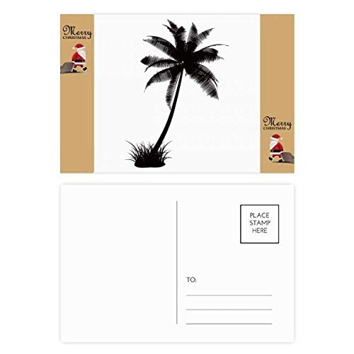 Cartes de remerciement cocotier noir pour écrire un message élégant après vos fêtes
