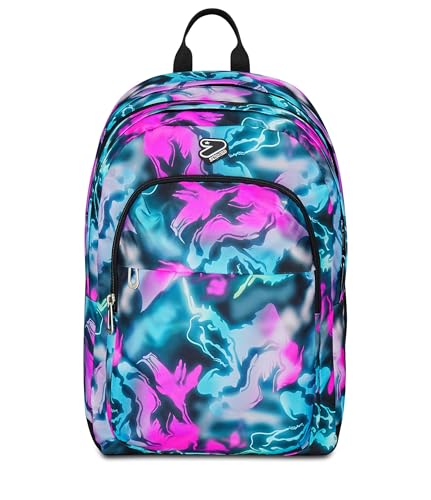 Seven Zaino Scuola Pro XXL Detach con Cuffie Wireless, Fucsia, Tasca Interna Porta PC e Tasca Laterale per Borraccia, 33 L, Scuola Media e Superiore, Zaino Ragazza