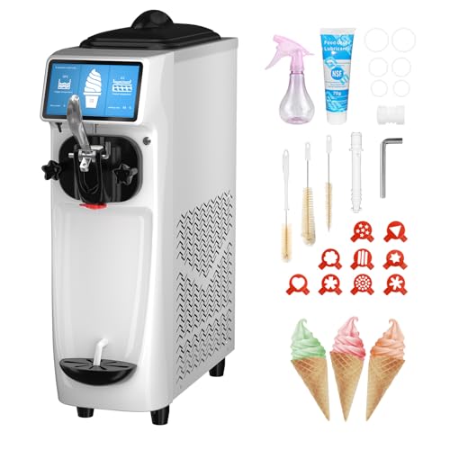 Soft Serve Ice Cream Machine, 7 Inch Screen Ice Cream