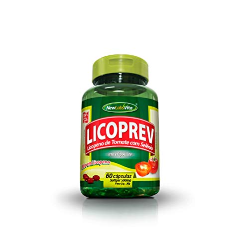 Licopeno com Selênio, Lico Prev, New Labs Vita, 60 Cápsulas