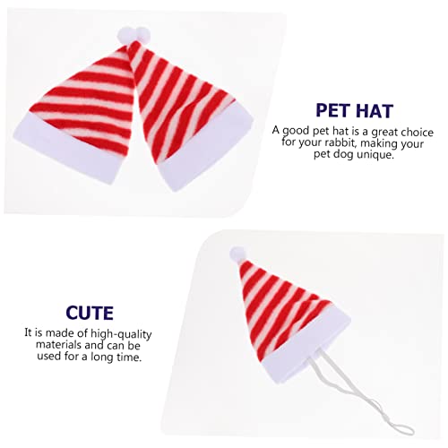 Mipcase 3 Pz cappello da Babbo Natale per animali