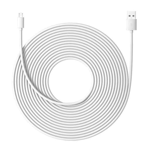Image of Verilux 2Pcs 16.4Ft Micro USB Extension Cable Long Extension Cable for Security Camera Charging Compatible with Mi 360 Home Security Camera,Micro USB Enabled Devices