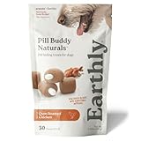 Presidio Pill Buddy Naturals - Chicken Recipe Pill Hiding Treats for Dogs - Make A Perfect Pill Concealing Pocket Or Pouch - 30 Servings