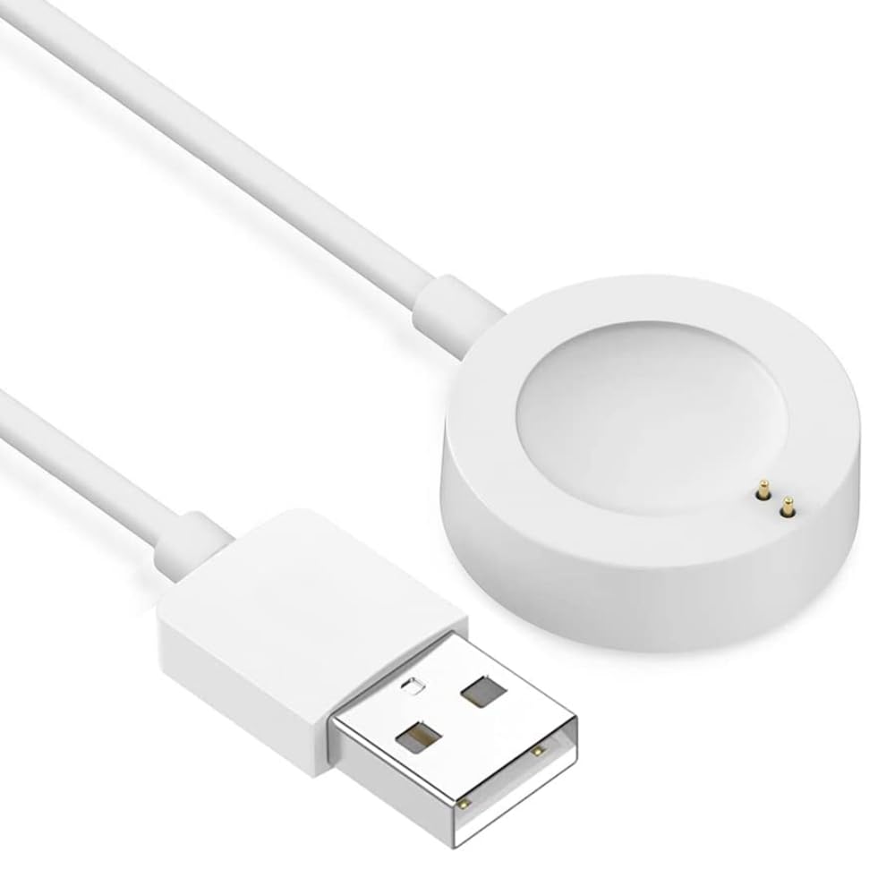 CRYSENDO Magnetic Charger Compatible With Fossil Gen 6/ Gen 5/ Gen 4 Micro USB Cable Cord | Smartwatch Dock Adapter Accessories | Fast & Safe Charging Cord | 100cm / 1 Meter (Pack of 1 - White) (B09M428RKY) Amazon Price History, Amazon Price Tracker