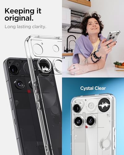 Image of Spigen Ultra Hybrid | Nothing Phone (3) Case [Transparent] [Air Cushion Protection] Nothing Phone 3 Back Cover | TPU+PC - Crystal Clear