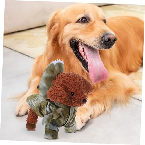 Disfraz de dinosaurio para perro plush divertido y cálido miniatura 7