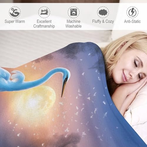 Manta de franela y forro polar suave para sofá de 140x180 cm 6