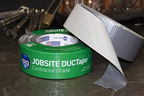 Image of IPG JobSite DUCTape, Contractor Grade Duct Tape, 1.88 inch x 60 yd, Silver (Single Roll)