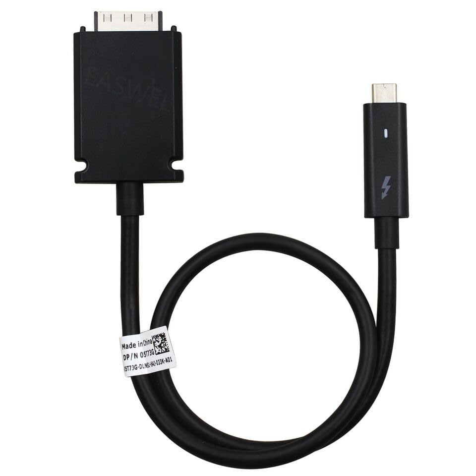 Replacement Thunderbolt USB-C Cable Fit for Dell Dock TB15 TB16 K16A 05T73G 3V37X