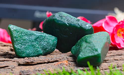 Image of 100 GM Natural Green Aventurine Stone Rough Healing Crystal Gemstone Vastu Reiki Raw Rock