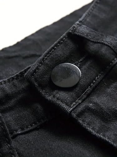 Mens Jeans Slim Fit Straight Leg Stretchy Streetwear Trendy Distressed Skinny Ripped Jeans4