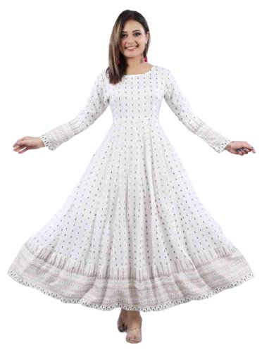 Maya Fabric Kurti Set for Women Rajasthani Ethnic Designer Wear Kurtis for Girls | Readymade Straight Printed Anarkali Kurti Set for Woman | All Design