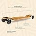 Magneto Drop-Through Longboard Skateboard - 8-Ply Maple Deck Adult Longboard - 100mm All-Terrain Wheels Off-Road Skateboard - Low-Rider Deck Cruiser Board Maneuverability - 40 in x 9.25 in, Wood