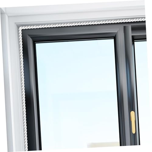 Artibetter 4 Pcs linhas suaves decorativas em pvc guarnição de moldagem de canto guarnição de moldur