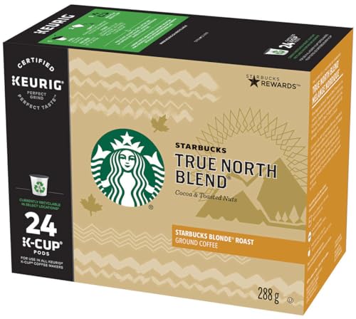 Image of Starbucks True North Coffee, K-Cup Portion Pack for Keurig Brewers (24 Pack)