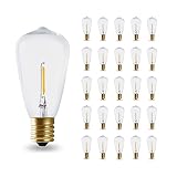 ST38 Antique Vintage Style Light, Warm White 2700K Old Fashioned LED Light, Incandescent 7Watt Not D