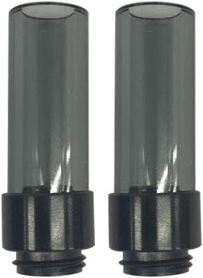 Amazon 電子タバコ ドリップチップ 交換用 予備 アクセサリー 耐熱 軽量 交換用 予備 割れ対策 Flowermate V5 Nano フラワーメイト ブイファイブ ナノ 交換用 ガラス マウスピース 2個セット Hilax ドラッグストア