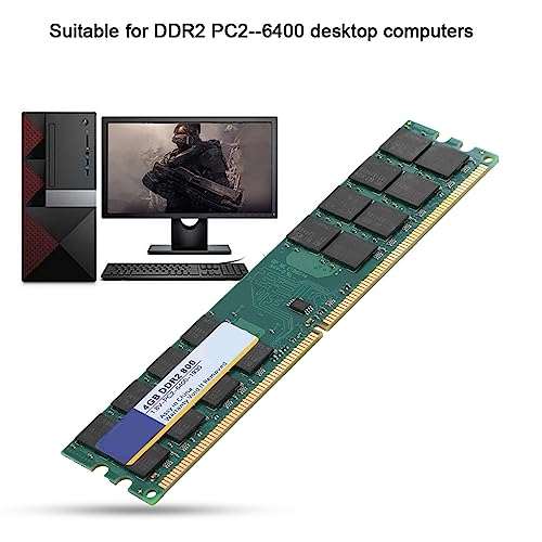 Mémoire 4G RAM de bureau DDR2 800 MHz PC2-6400 pour PC fixe - 5